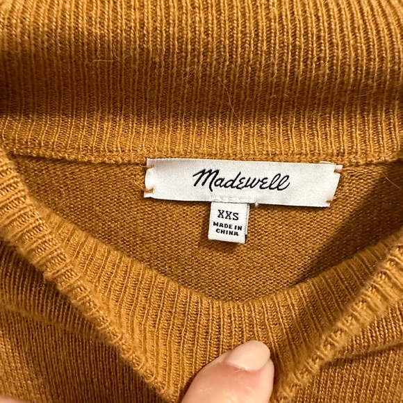 Madewell Colorblock Ashbury Mock Neck Sweater - Picture 3 of 3